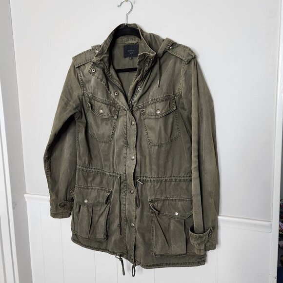TALULA Aritzia Green Utility Anorak Trooper Jacket - Picture 2 of 6